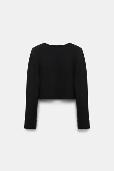 Dorothee Schumacher Sharp Ambition Double-breasted Jacket In Black