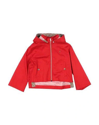 Herno Toddler Girl Overcoat & Trench Coat Red Size 6 Cotton In Red