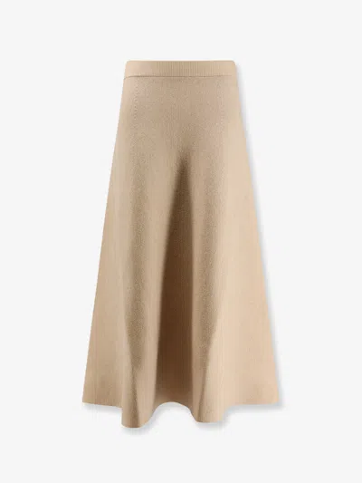 Max Mara Giberna Wool And Cashmere In Neutral
