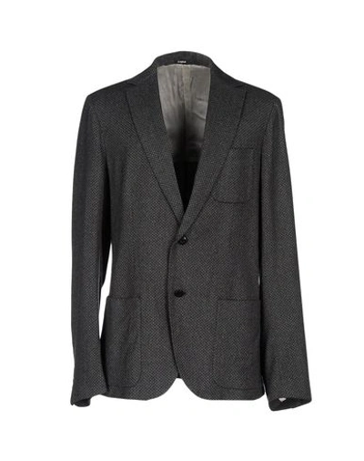 Dondup Blazer In Steel Grey