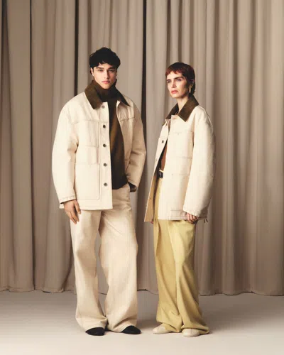 Ami Alexandre Mattiussi Ami Paris 'worker' Jacket In White