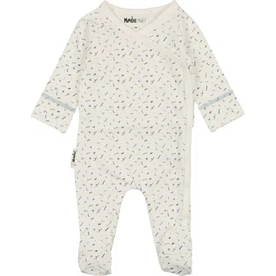 Maniere Silly Squiggle Footie In White