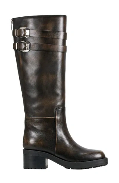 Marc Fisher Ltd Dariya Knee High Riding Boot In Brown
