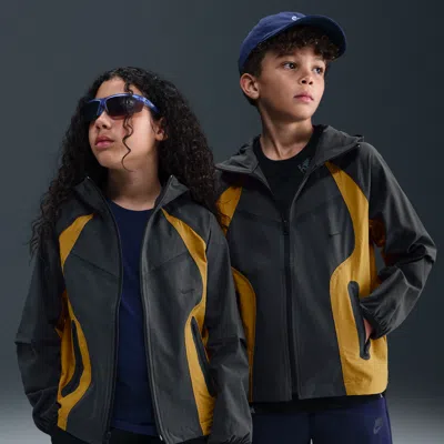 Nike Big Kids Tech Woven Jacket In Gold