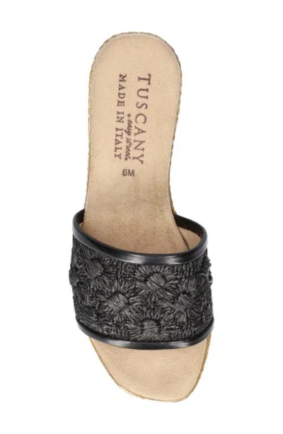 Easy Street Womens Ricci Wedge Sandals In Black