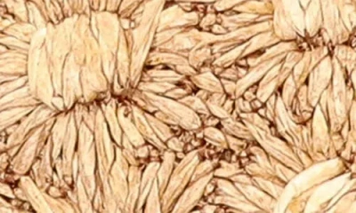 Easy Street Ricci Espadrille Platform Wedge Slide Sandal In Neutral