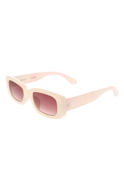 Roxy 53mm Slim Oval Sunglasses In Neutral