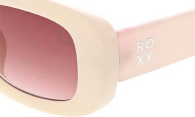 Roxy 53mm Slim Oval Sunglasses In Neutral