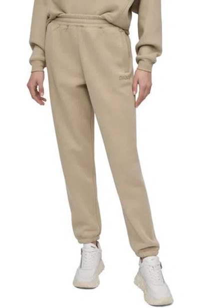 Dkny Women's Hd Logo High Waist Relaxed Joggers In Neutral