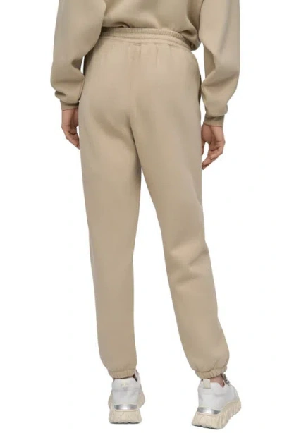 Dkny Women's Hd Logo High Waist Relaxed Joggers In Neutral