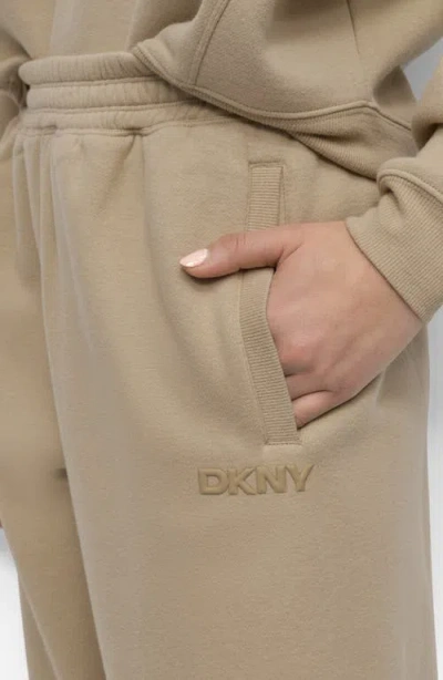Dkny Women's Hd Logo High Waist Relaxed Joggers In Neutral