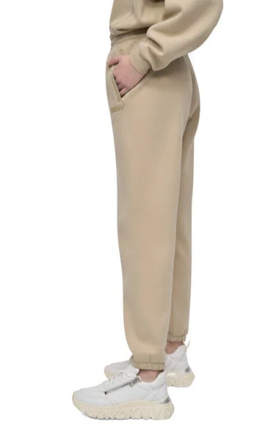 Dkny Women's Hd Logo High Waist Relaxed Joggers In Neutral