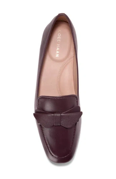 Cole Haan Women's Payson Soft Bow Slip On Loafers In Brown