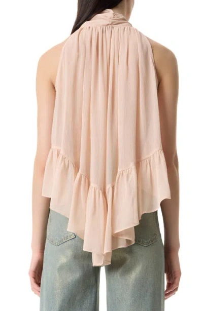 Robert Rodriguez Kellie Volume Halter Top In Pattern