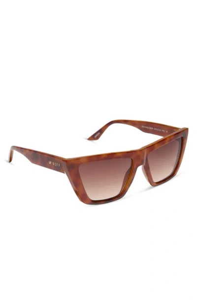 Diff Vinona Sunglasses In Brown