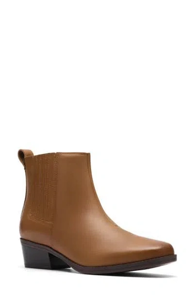 Clarks Collection Danyelle Skip Leather Boot In Brown