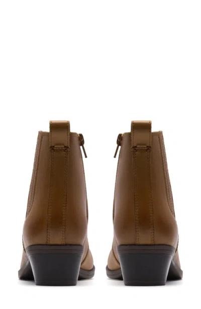 Clarks Collection Danyelle Skip Leather Boot In Brown