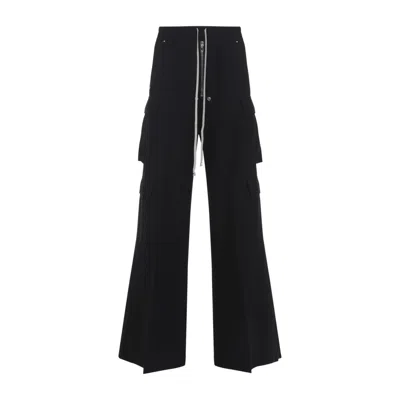 Rick Owens Men Wide Bela Pants In Black