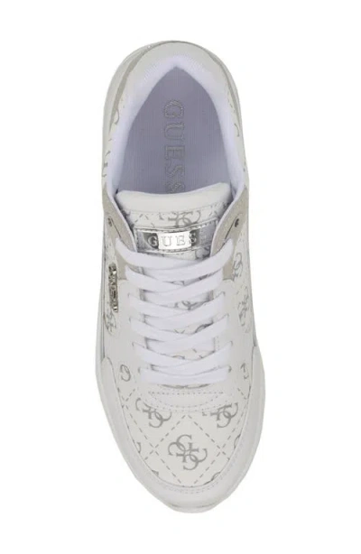 Guess Women's Moxea Quattro G Logo Lace-up Joggers In White
