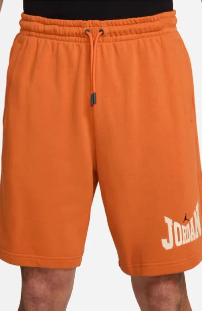 Jordan Brooklyn 9-inch Logo Sweat Shorts In Multi