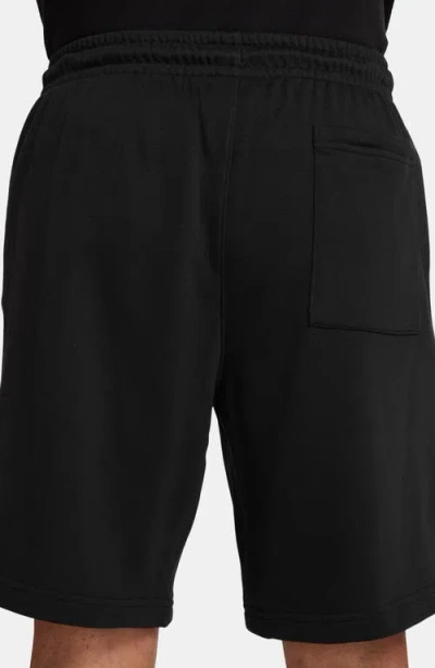Jordan Brooklyn 9-inch Logo Sweat Shorts In Black
