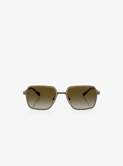 Michael Kors Man Sunglass Mk1176 Dana Point In Green