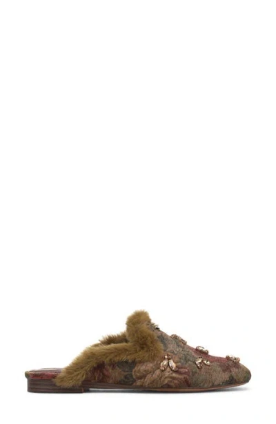 Circus Ny By Sam Edelman Women's Tillie Embellished Cozy Faux-shearling Slip-on Clogs In Multi