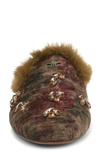 Circus Ny By Sam Edelman Women's Tillie Embellished Cozy Faux-shearling Slip-on Clogs In Multi