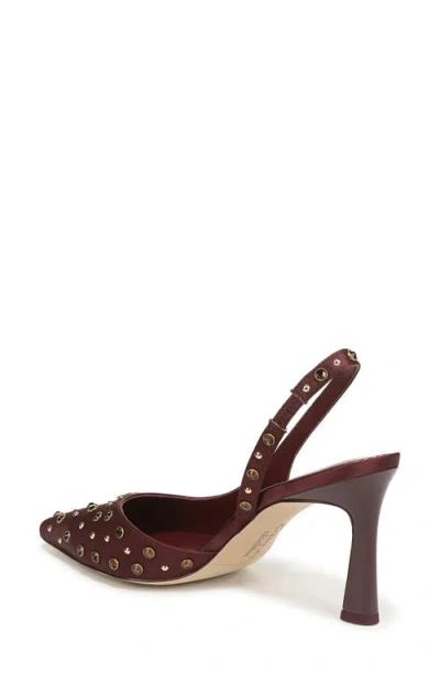 Circus Ny By Sam Edelman Women's Tallie Rhinestone Pointed-toe Asymmetrical Pumps In Burgundy