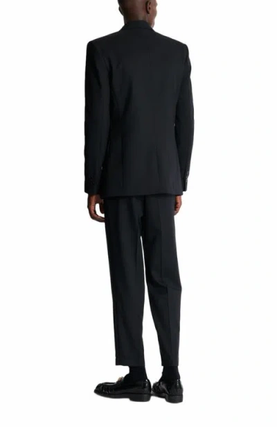 Balmain Wool 2-button Jacket In Black