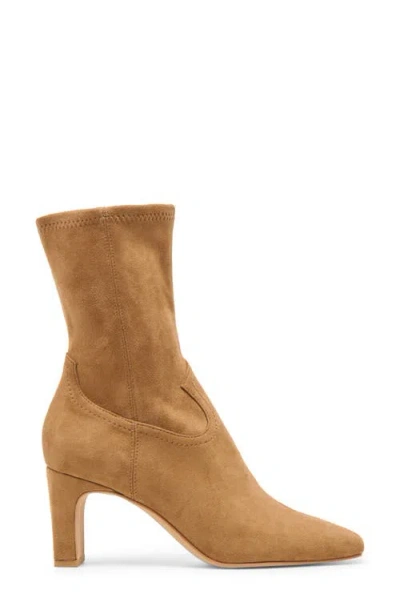 Dolce Vita Roan Block Heel Bootie In Brown