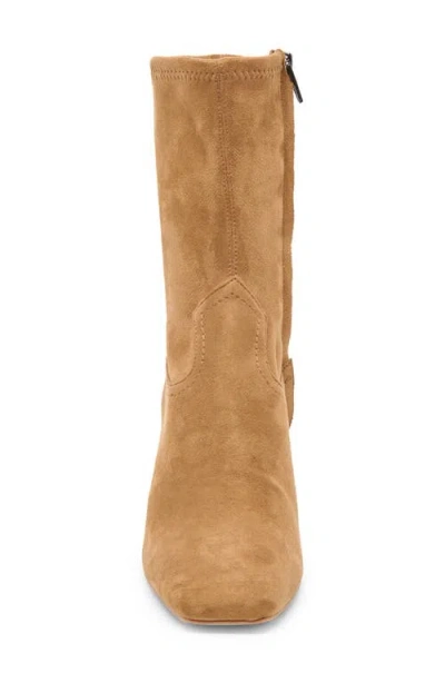 Dolce Vita Roan Block Heel Bootie In Brown