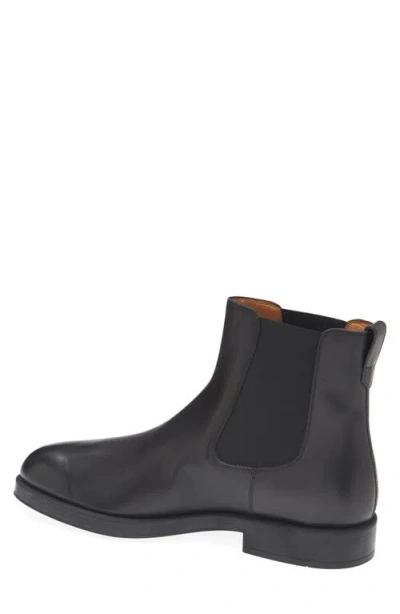 Tod's Suede Leather Chealsea Boots In Black