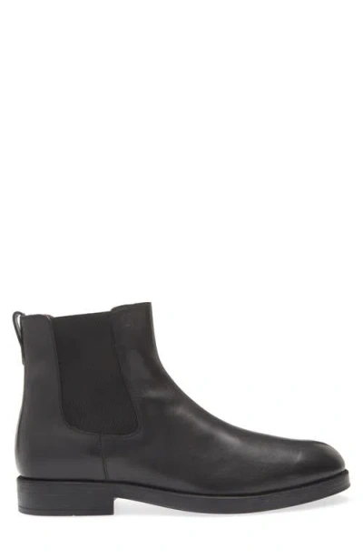 Tod's Suede Leather Chealsea Boots In Black
