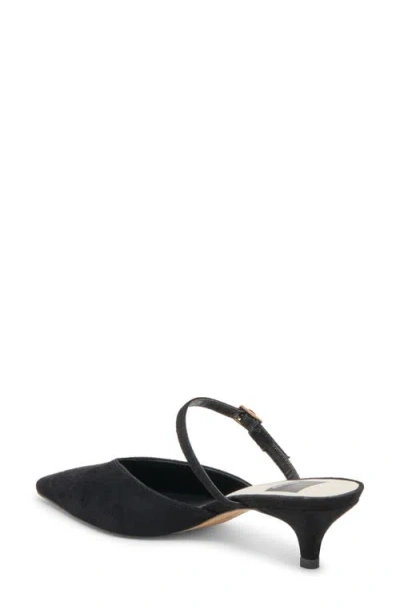 Dolce Vita Women's Morgen Two-piece Kitten-heel Mule Pumps In Black