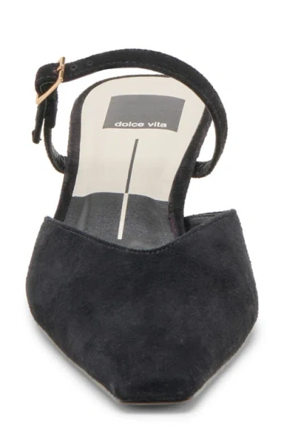 Dolce Vita Women's Morgen Two-piece Kitten-heel Mule Pumps In Black