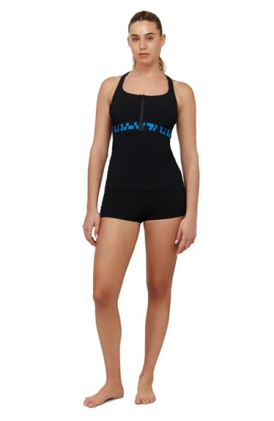 Free Sport By Gottex Bondi Beach Scoop Neck Tankini Top In Black