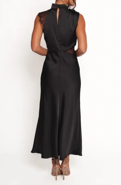 Petal And Pup Petal & Pup Anabelle Halter Neck Maxi Dress In Black