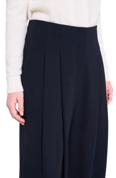 Twp Sulli Pinstripe Pleated Wide-leg Pants In Blue