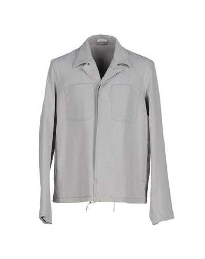 Shop Jil Sander Denim Jacket In Light Grey