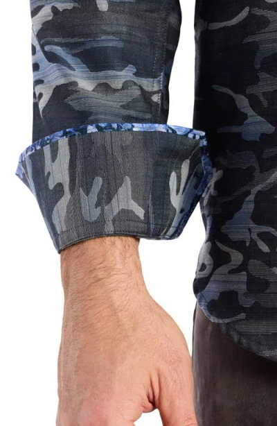 Robert Graham Harrington Long Sleeve Button Down Shirt In Black