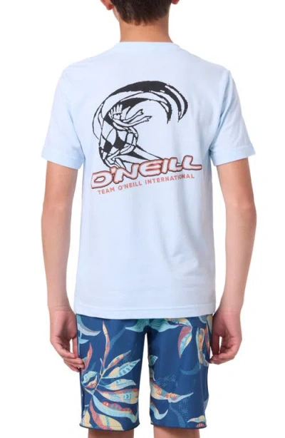 O'neill Kids' Team Spike Graphic T-shirt In Blue