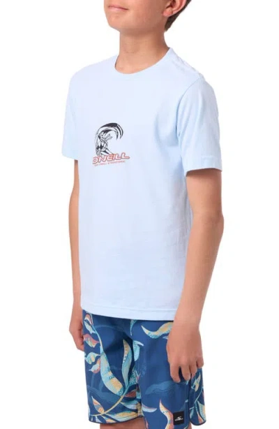 O'neill Kids' Team Spike Graphic T-shirt In Blue