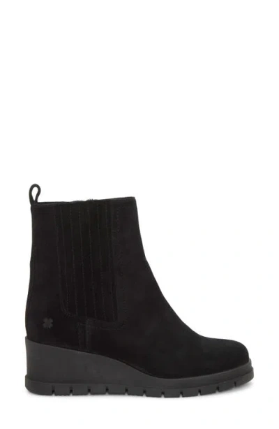 Lucky Brand Women's Sondruh Gore Wedge Booties In Black
