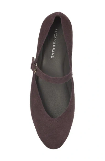 Lucky Brand Women's Cyrena Mary Jane Flats In Burgundy