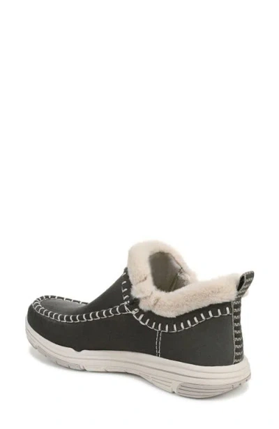 Ryka Rykä Arrow Faux Fur Trim Slip-on Bootie In Green