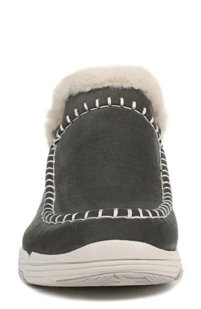 Ryka Rykä Arrow Faux Fur Trim Slip-on Bootie In Green