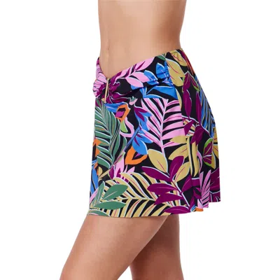 Profile By Gottex Costa Del Sol Pull-on Skirt In Multi