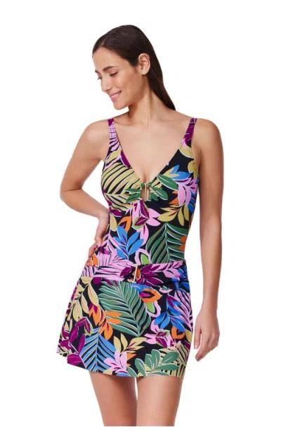 Profile By Gottex Costa Del Sol Pull-on Skirt In Multi