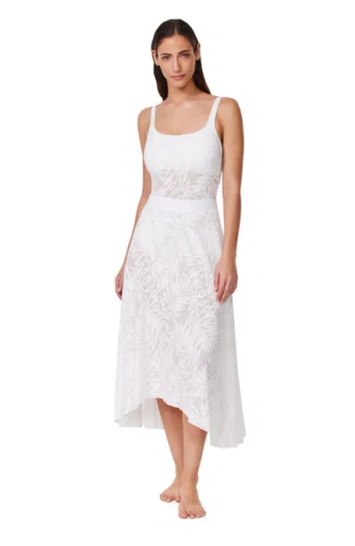 Profile By Gottex Skyfall Textured High Low Skirt Cover-up In Gold